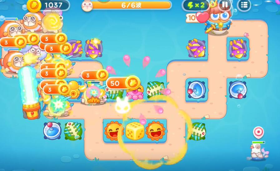 保衛(wèi)蘿卜4海的閨女100關(guān)攻略，打敗海的閨女100關(guān)完美通關(guān)攻略