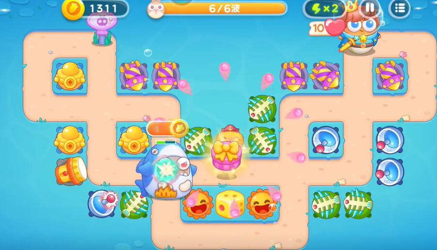 保衛(wèi)蘿卜4海的閨女100關(guān)攻略，打敗海的閨女100關(guān)完美通關(guān)攻略