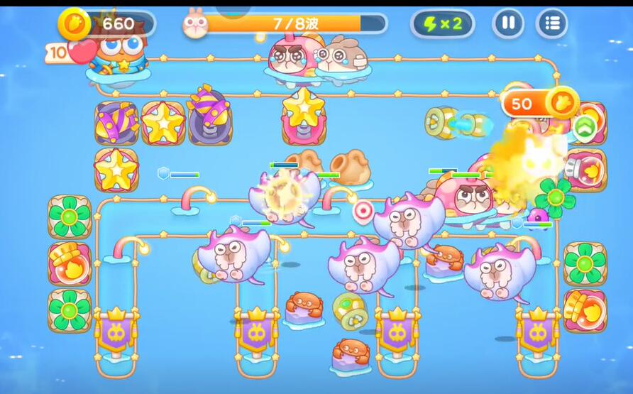 保衛蘿卜4海的閨女114關攻略，海的閨女114關全攻略輕松拿滿星