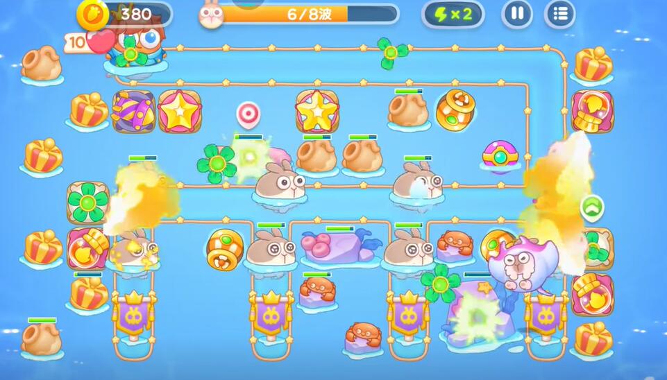 保衛蘿卜4海的閨女114關攻略，海的閨女114關全攻略輕松拿滿星